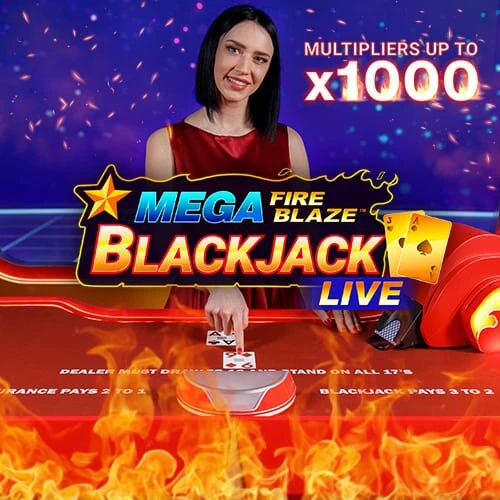 Mega Fire Blaze Blackjack Live